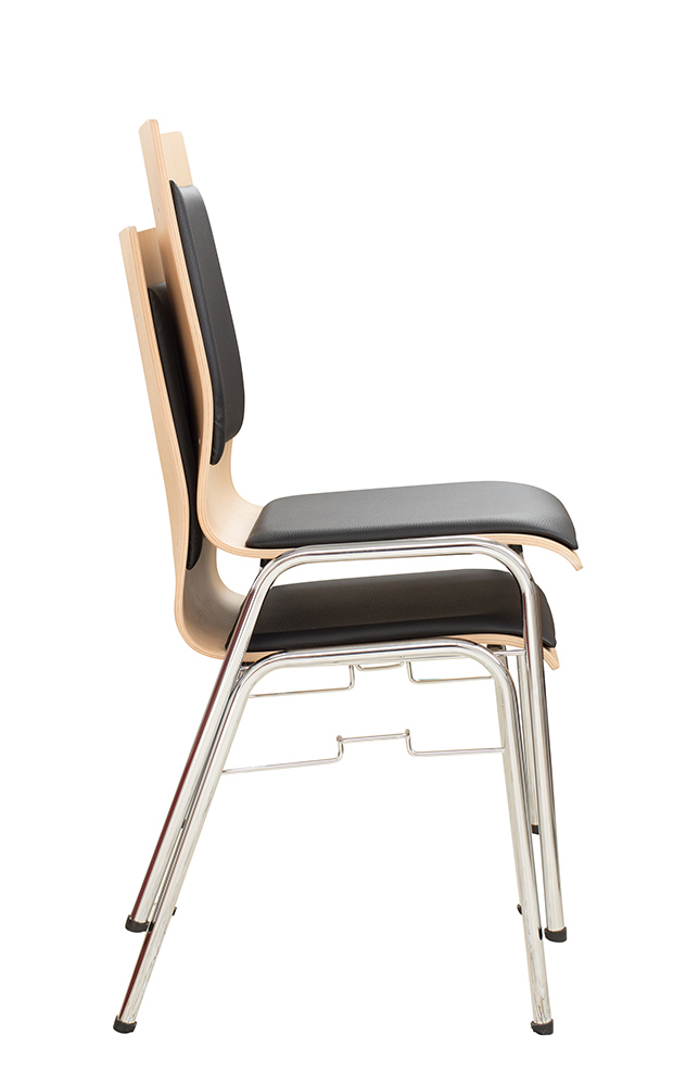 Gestell: Metall | Sitzschale: Buche Natur | Bezug: Sonderbezug