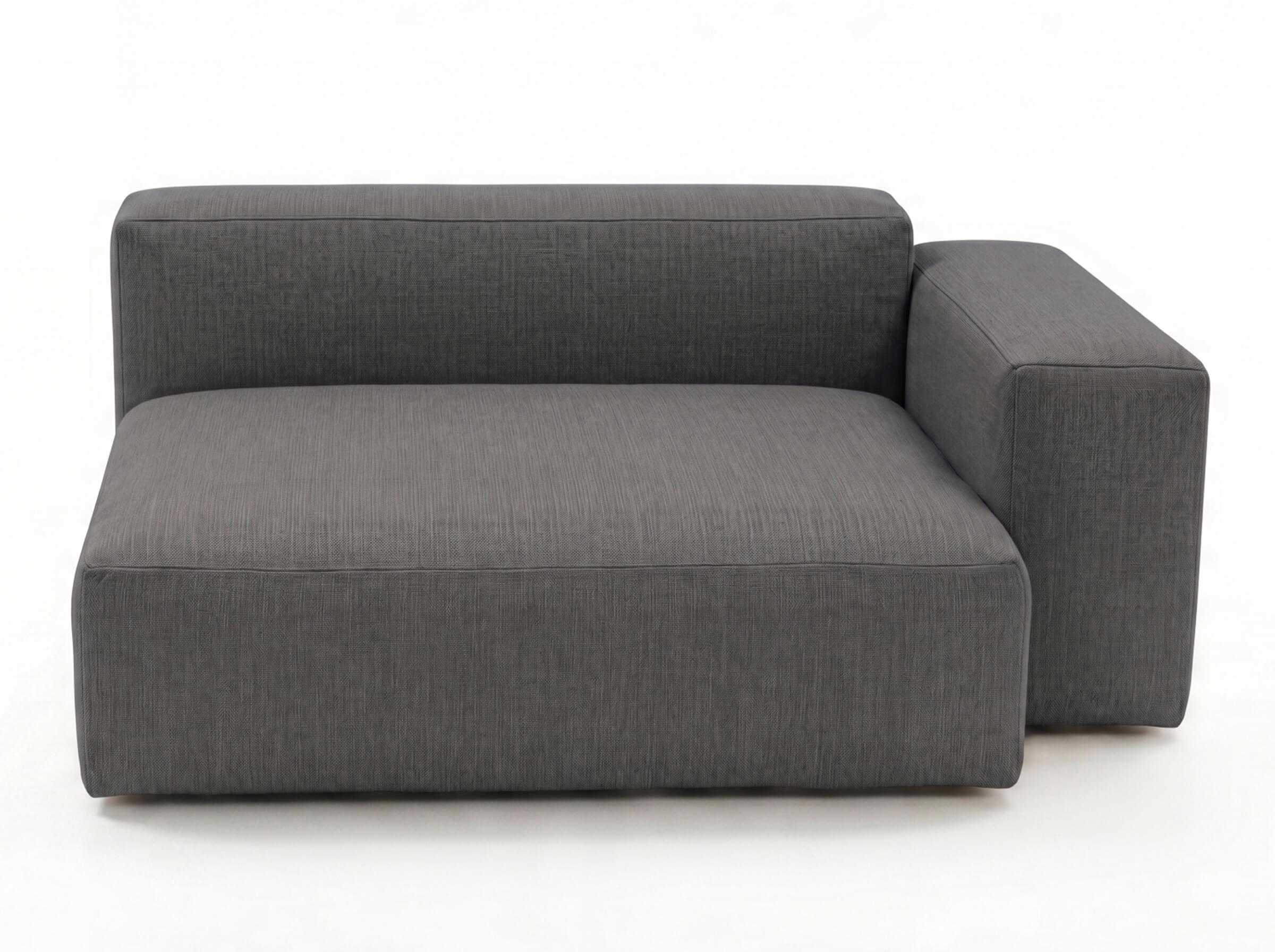 Modulares Outdoorelement Moduvano One Longchair rechts M - Palma 628
