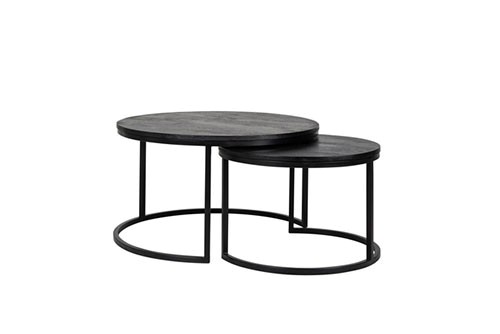 Couchtisch Catana Set von 2 (Black)