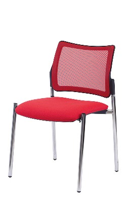 Gestell: Metall | Bezug: Sonderbezug | Rücken: Stoff (Rot)