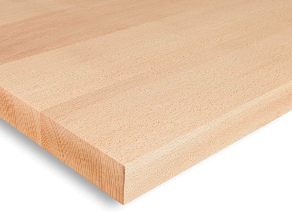 30mm Buche massiv Premium Tischplatte LV